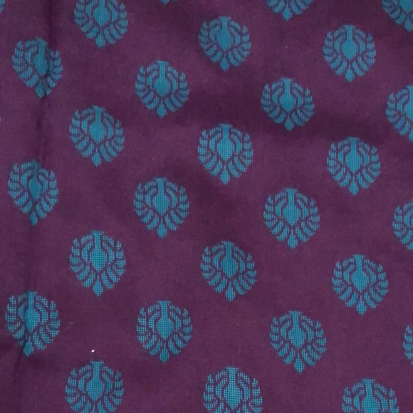 Saree Paithani border unique blend of violet-purple. [firm] - Picture 5 of 7